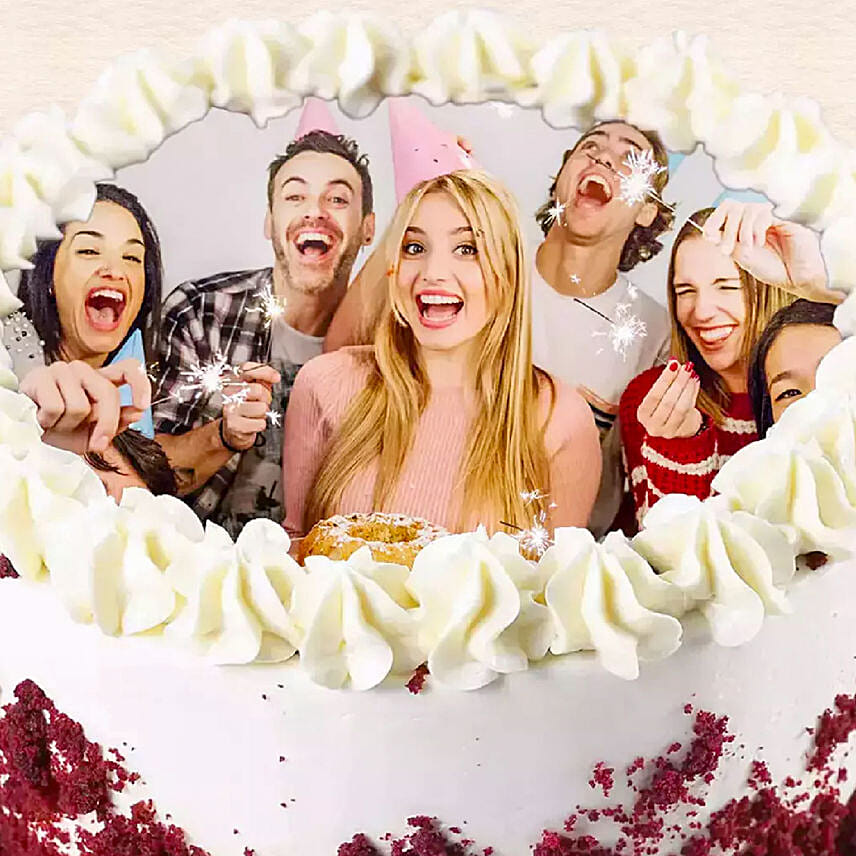 كيكة ردفلفت مخصصة بالصور 1.5 كجم