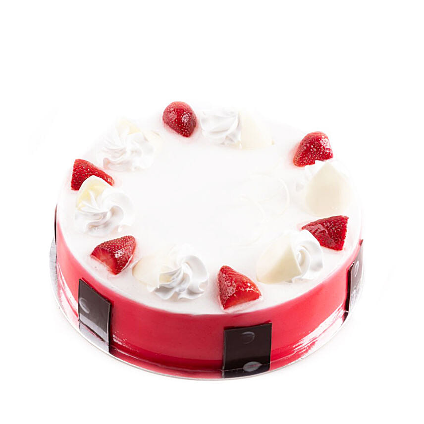 Strawberry Cake 2 Kg Eggless