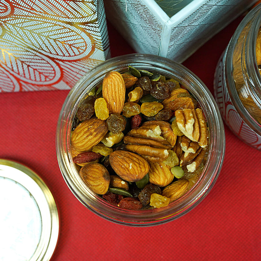 Sweets N Dry Fruits Diwali Wishes Box