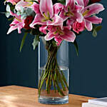 Exquisite Lilies And Roses Arrangement