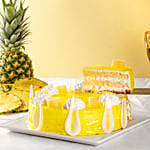 Pineapple Cake 1 Kg Eggless