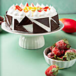 Round Fruit Cake 2 Kg Eggless