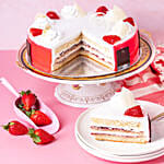 Strawberry Cake 1 Kg Eggless