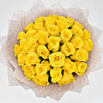 35 Yellow Roses Bouquet