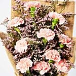 Lovely Pink Carnations Bouquet