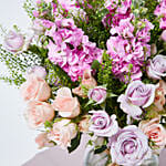 Pastels Floral Beauty In A Vase