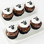 Chocolate Cup Cake 6 Piece