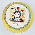 Happy Birthday Unicorn Cake Half Kg