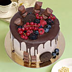 Candy Topped Choco Cake Half Kg
