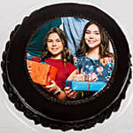 Chocolate Truffle Birthday Special Photo Cake 1.5 Kg