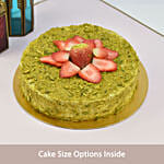 Delicious Pistachio Cake Half Kg