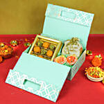 Diwali Hamper With Bites And Diyas