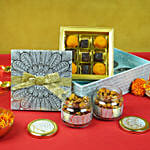 Sweets N Dry Fruits Diwali Wishes Box