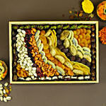 Dried N Dry Fruit Tray With Dates