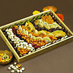 Dried N Dry Fruit Tray With Dates