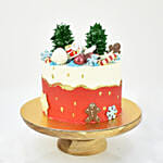 Winter Forest Christmas Cake