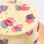 Purple N Pink Petals Chocolate Cake One Kg