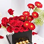 Endless Love Flowers And Chocolates Box