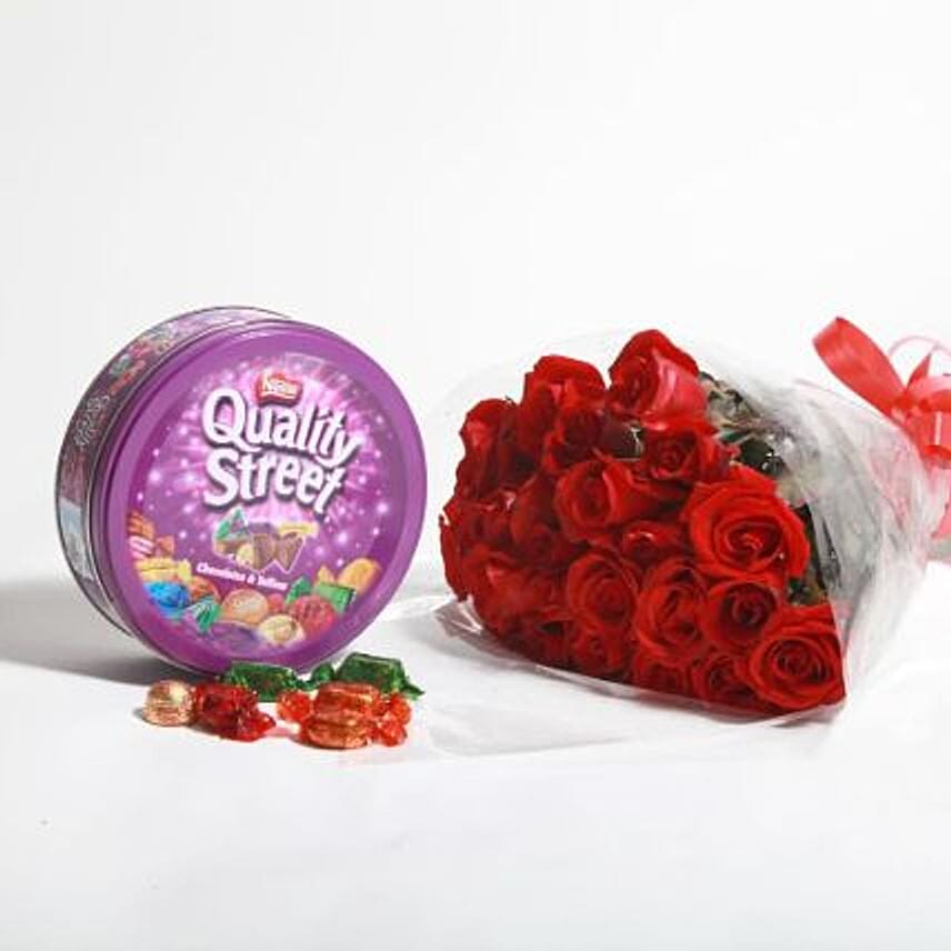 Roses and Quality Street