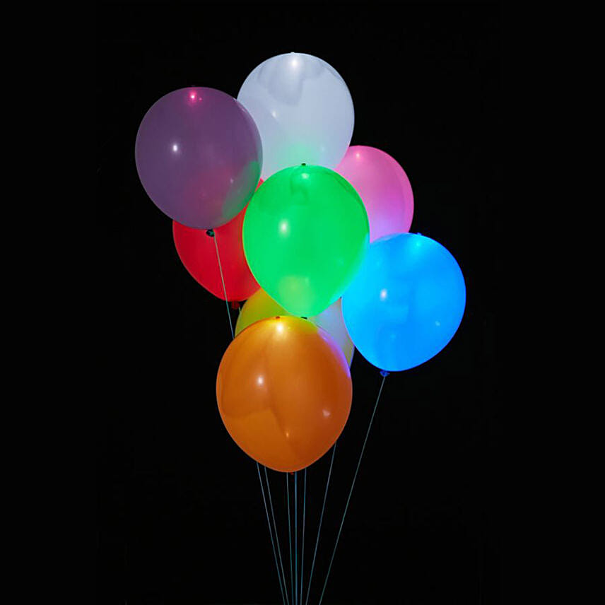 Colourful Led Helium Balloons