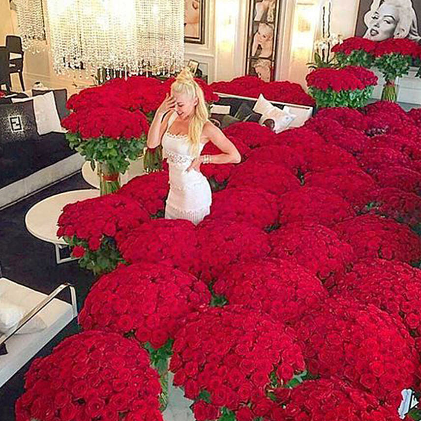 Extravagance Of Red Roses