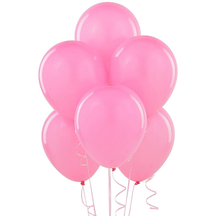 Pink Helium Balloons