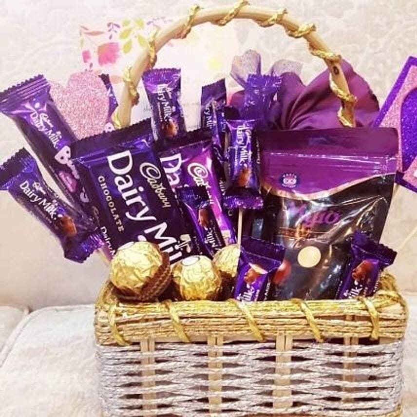سلة لذاذة الديري ميلك وروشيه
