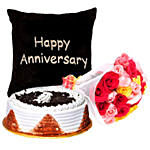 Happy Anniversary Sweet Floral Combo