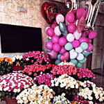 Vibrant Blooms And Balloons Magic