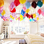 Colourful Helium Balloon Decor