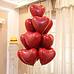 Red Heart Shape Balloons