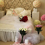 Romantic Decor Bed Full Of Flowers