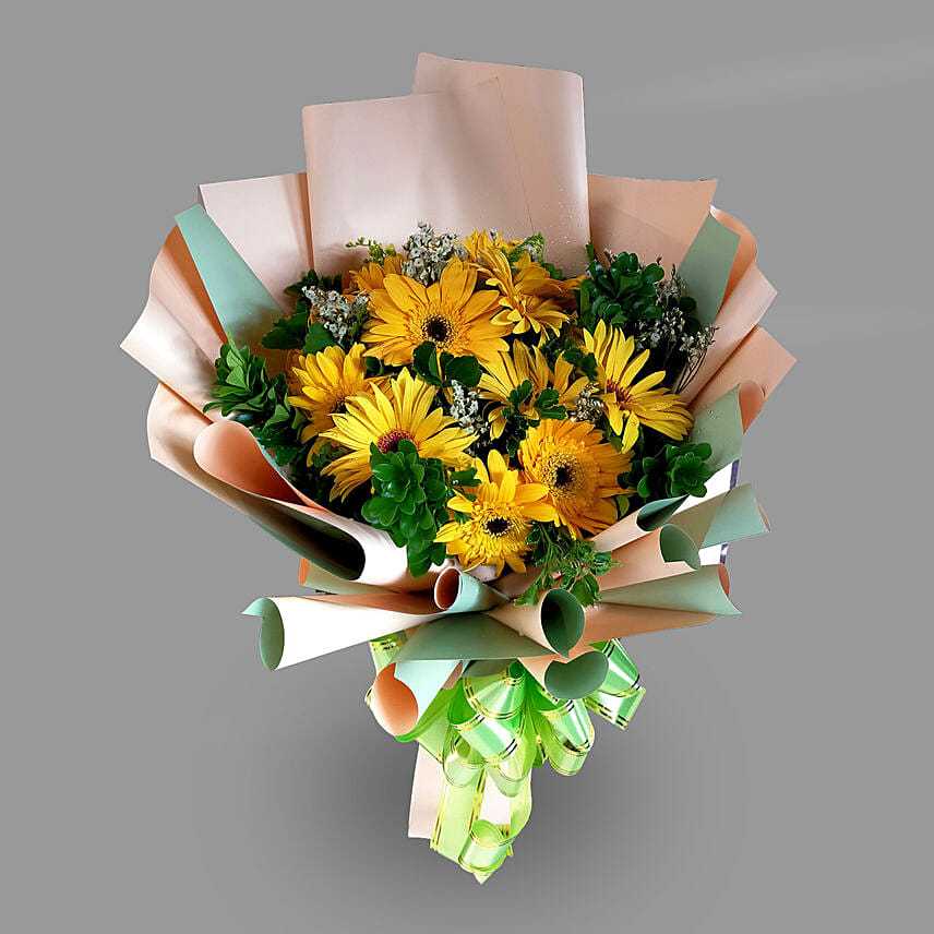 Gerberas And Daisies Bouquet