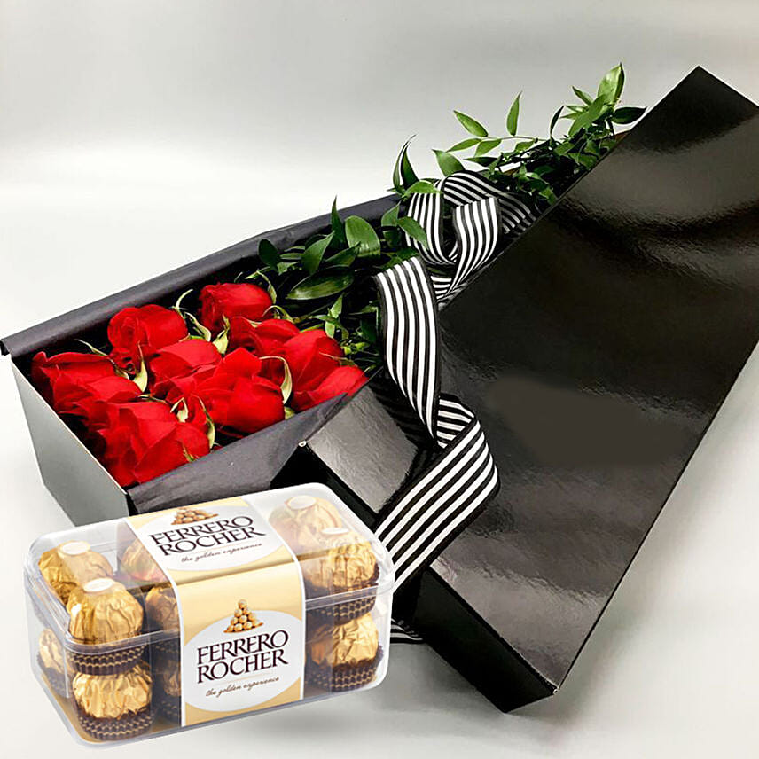 12 Imported Equadorian Red Roses