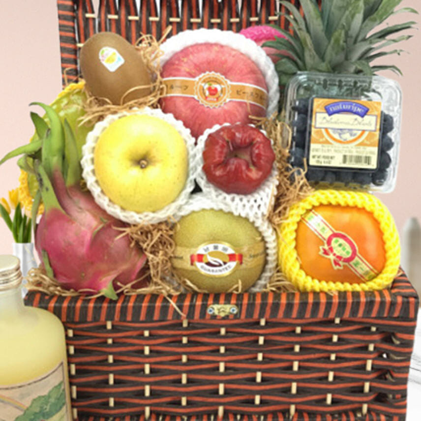 Fresh Juicy Fruit Gift Basket