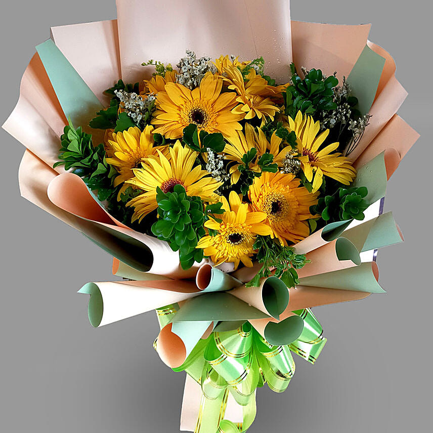 Gerberas And Daisies Bouquet