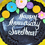 Delectable Anniversary Chocolate Cake