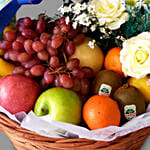 Fruits With Flowers And Balloons