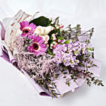 Graceful Mixed Flowers Beautifully Tied Bouquet
