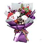 Santa Claus Bouquet Purple