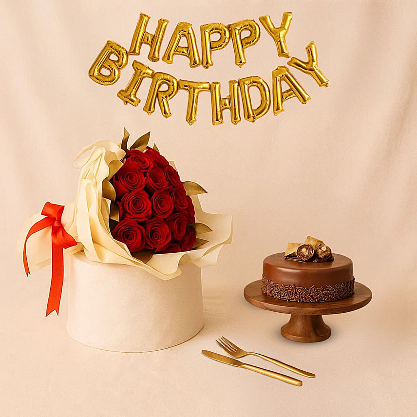 Delightful Red Moment Delightful Red Moment: Send Birthday Gifts to Qatar