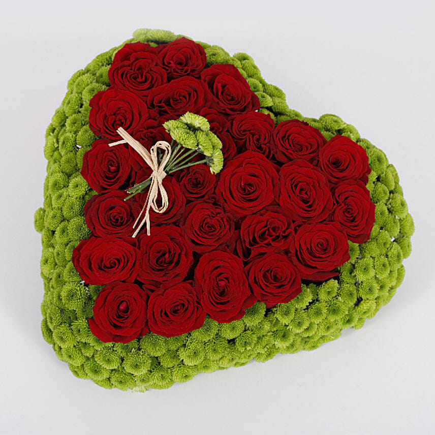 Heart Shaped Floral Arrangement