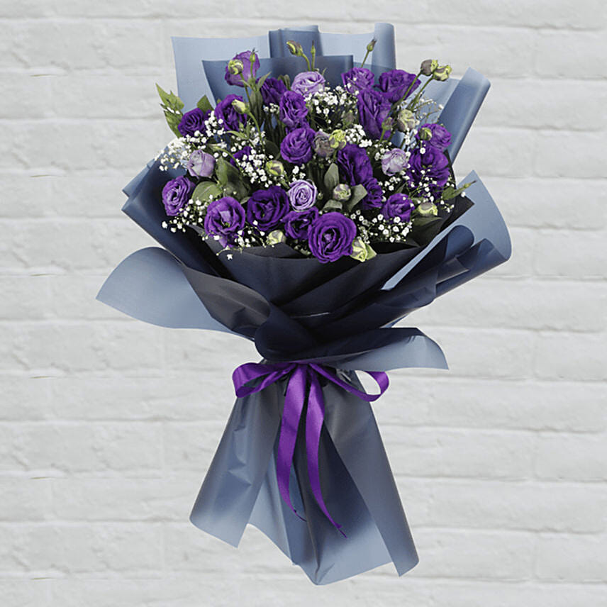 Purple Lisianthus Bouquet