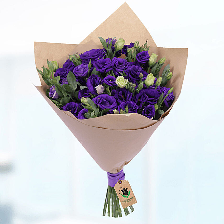 30 Stems Purple Lisianthus Bouquet