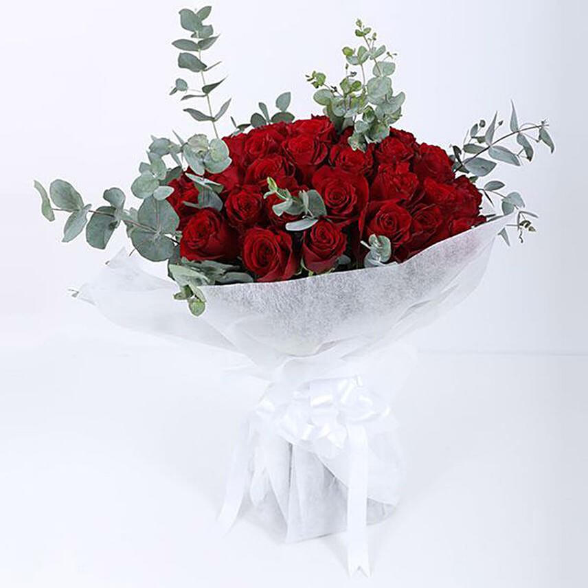 50 Red Roses Bouquet