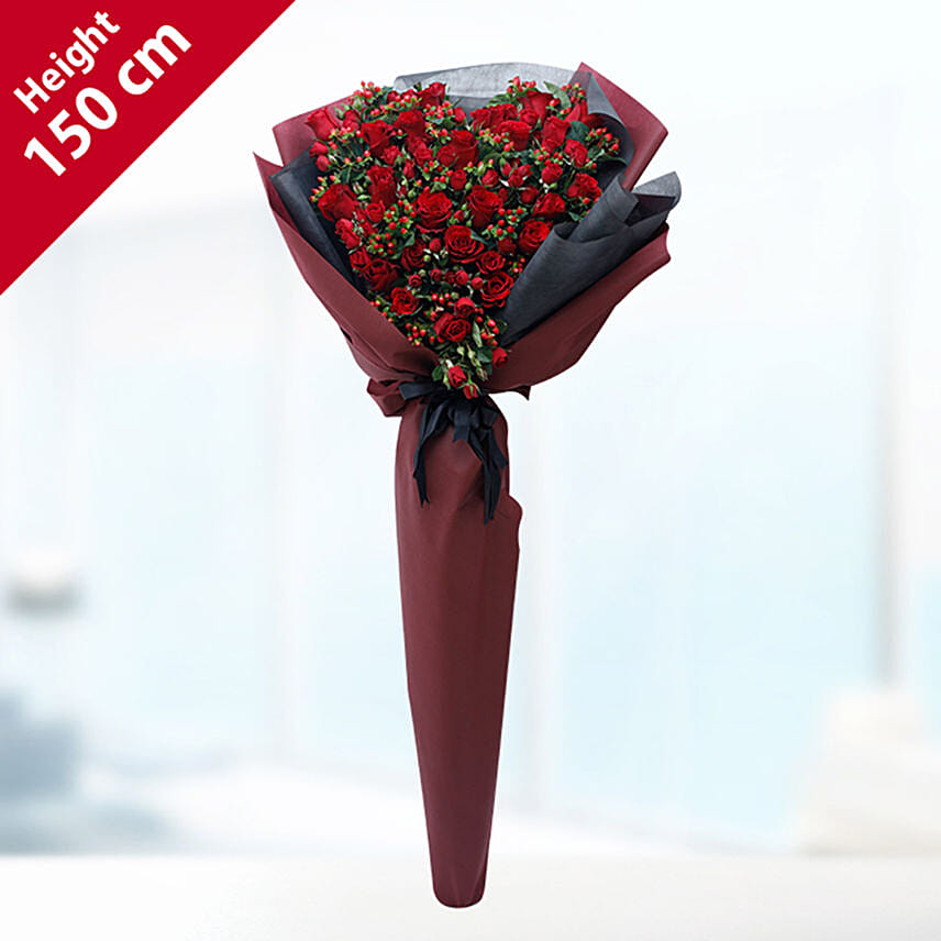 Red Roses Bouquet- Deluxe