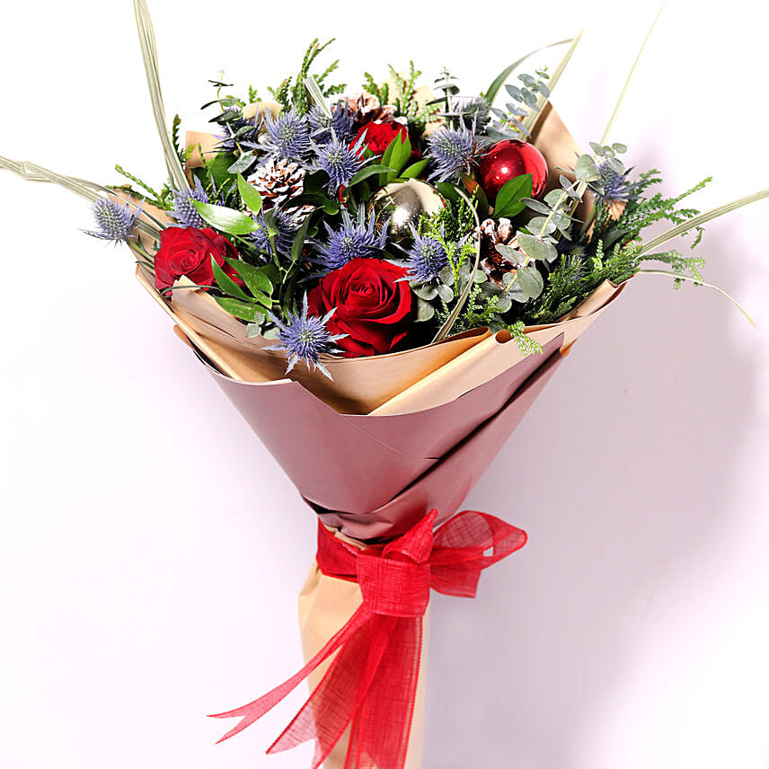 Xmas Decorations Flower Bouquet