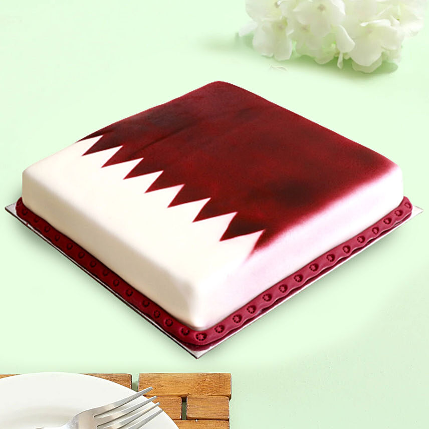 Qatar National Day Theme Cake