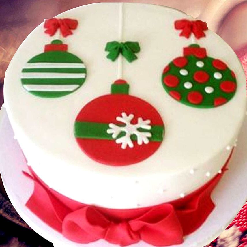 Christmas Vanilla Cake 2 Kgs