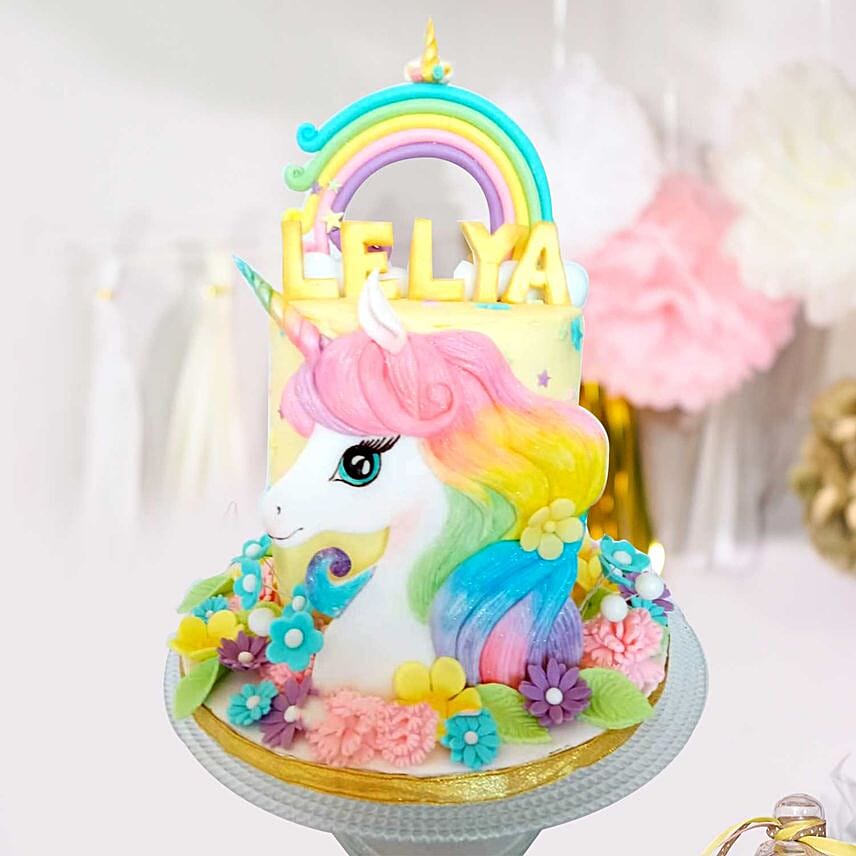 Unicorn Vanilla Cake 3.5 Kgs